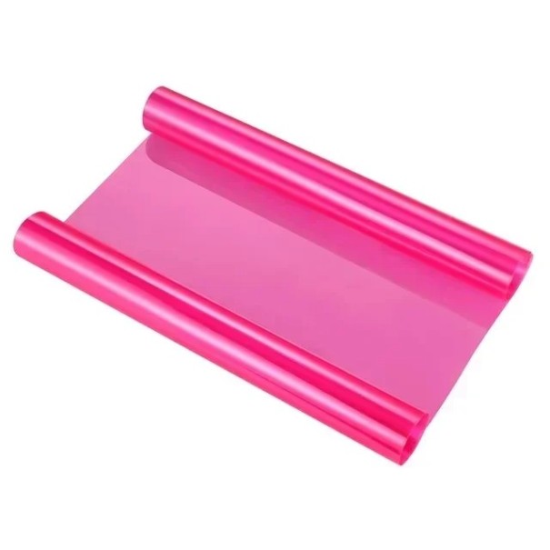 Koplamptintfolie 30x120cm Zelfklevende PVC-tintvinyl voor autoverlichting en lampen roze