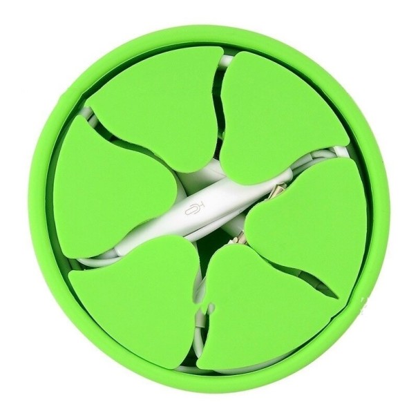 Koptelefoon organizer groen