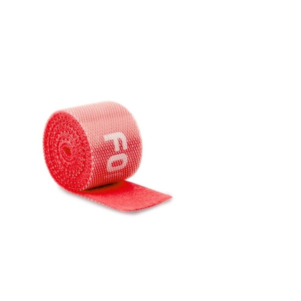 Kordelzug mit Klettverschluss rot 50 cm