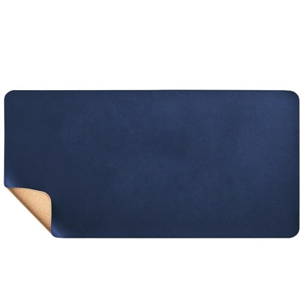 Kork mus og tastaturmåtte K2408 mørkeblå 60 cm x 120 cm