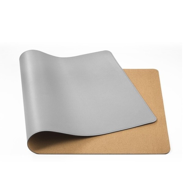 Kork mus og tastaturmåtte K2414 grå 40 cm x 80 cm