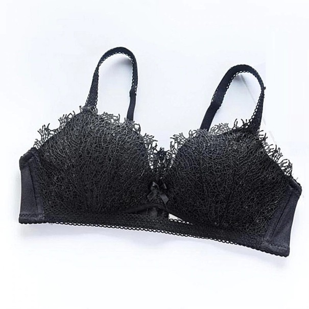 Korsett-BH für Damen schwarz 85B