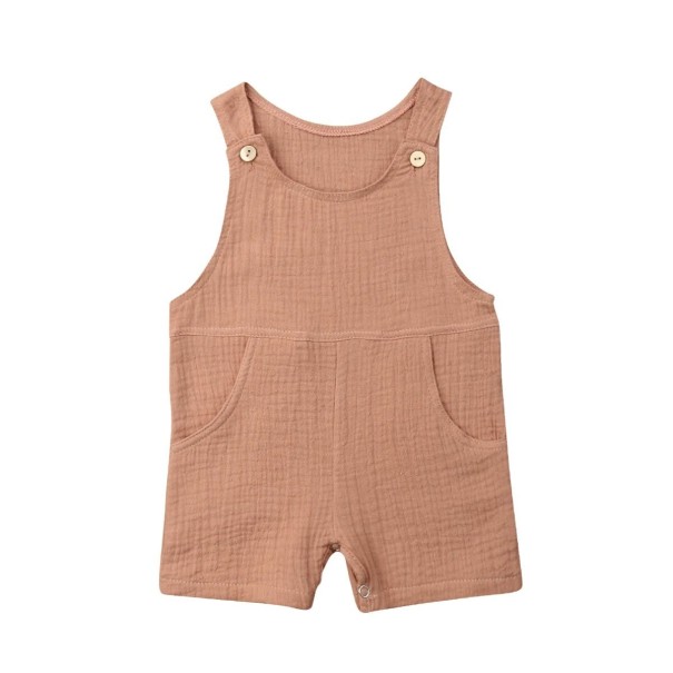 Kort babyheldragt T2741 gammelrosa 6-12 måneder