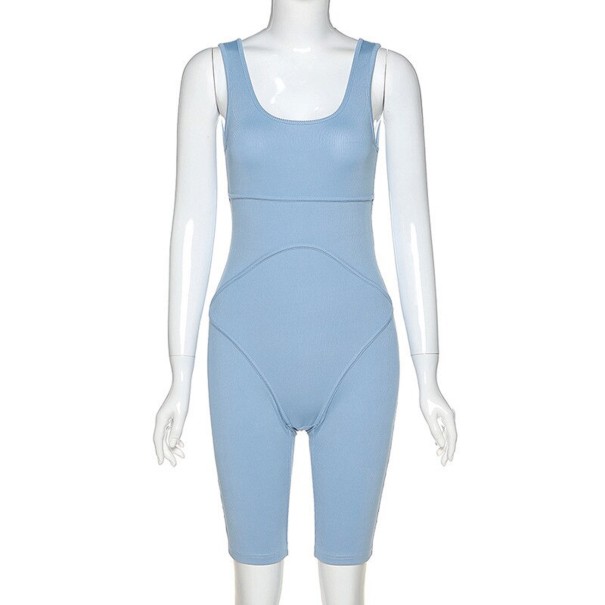 Kort fitness jumpsuit för kvinnor