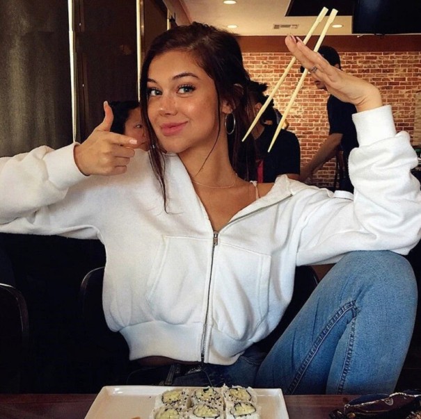 Kort sweatshirt til kvinder P2001 M