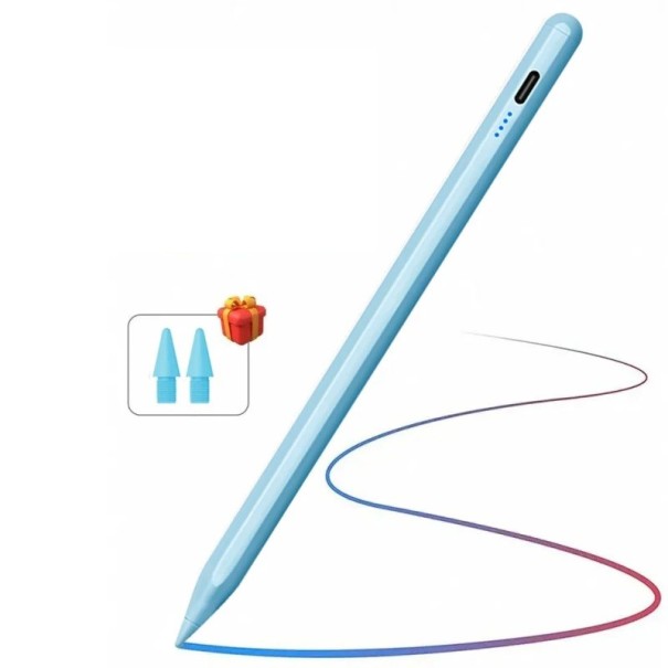 Kosketusnäyttökynä iPad 2018–2024 Kämmenentunnistuksen ohitus Magneettikiinnitys Stylus ilman Bluetoothia Nopea lataus sininen