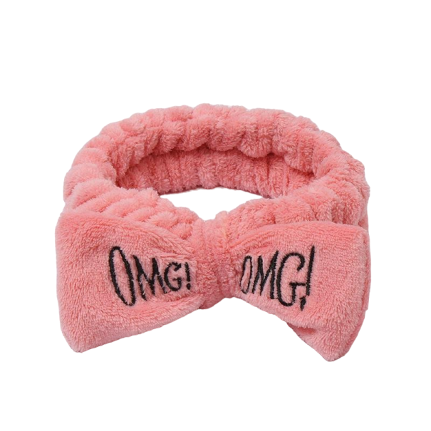 Kosmetisk pannband rosa