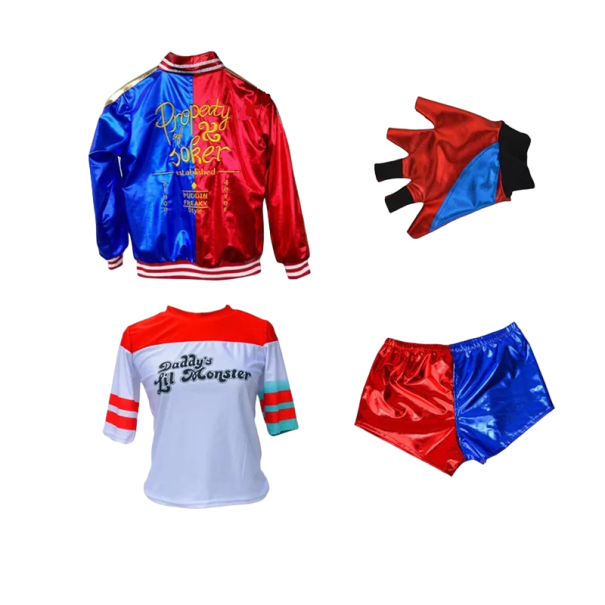 Kostým Harley Quinn Dievčenský kostým Cosplay Harley Quinn Karnevalový kostým pre dievčatá Halloweensky kostým 12