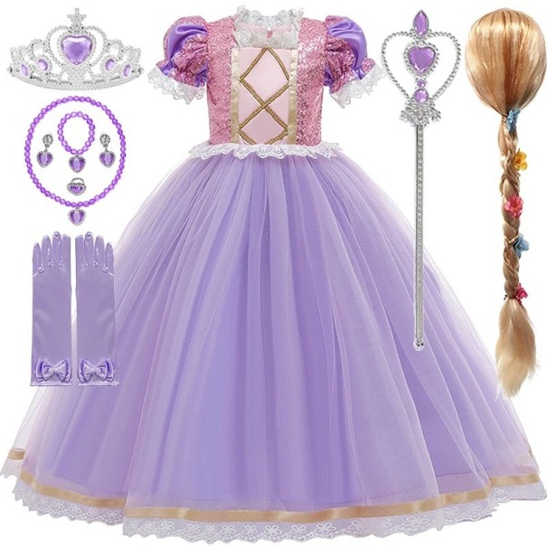 Kostým Lociky s doplnkami Kostým pre dievčatá Cosplay Lociky Karnevalový kostým Halloweensky kostým Dievčenské šaty Lociky V291 10