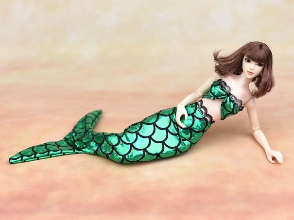 Kostým pre bábiky morská panna 10