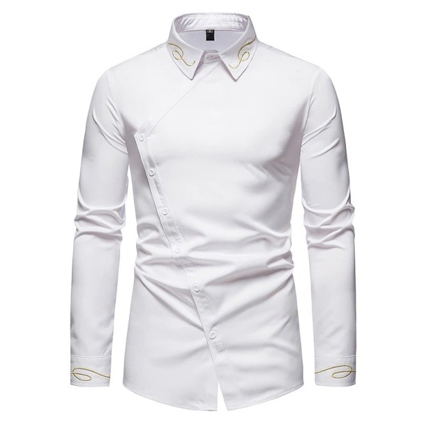 Koszula męska A2657 biały L