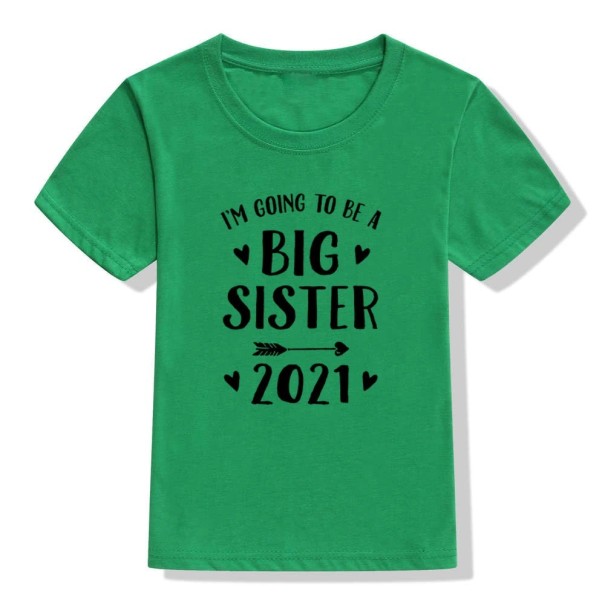 Koszulka dziecięca dla rodzeństwa B1510 zielony 3 B