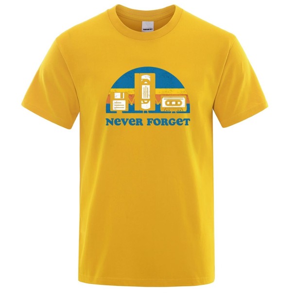 Koszulka męska T2055 żółty XXL