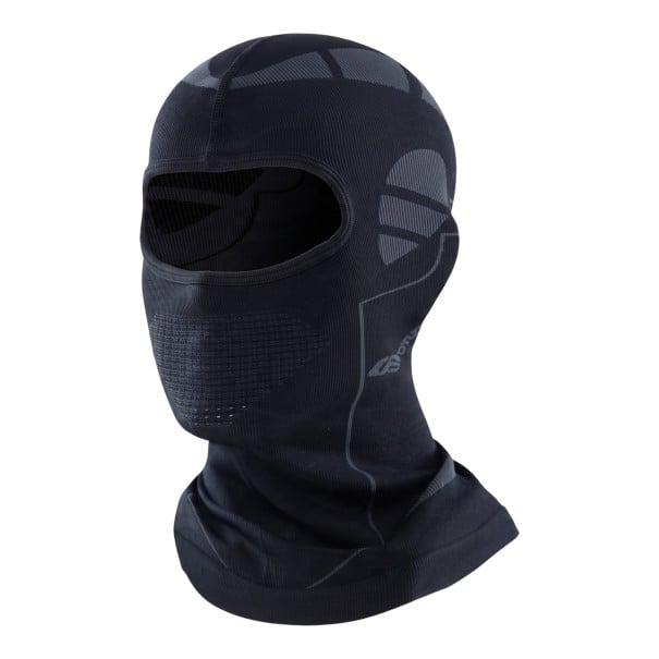 Kouduvzdornige skiband en snowboard met oogopening en geperforeerd gedeelte over de mond unisex universele maat donkerblauw