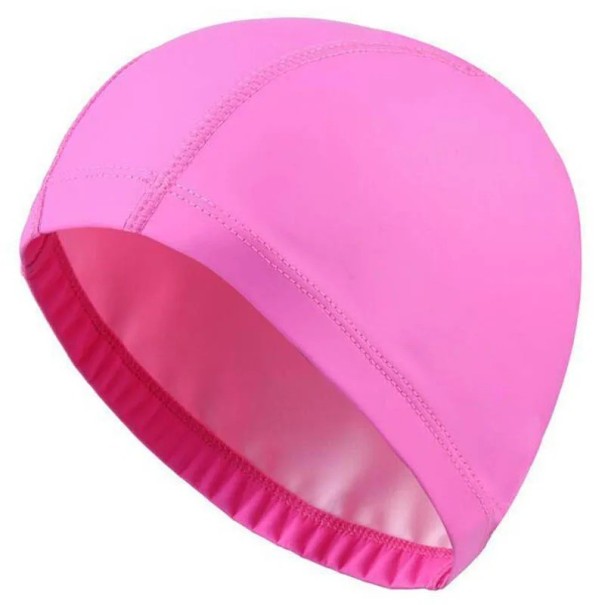 Koupací čepice Voděodolná plavecká čepice Sportovní koupací čepice 20 x 25 cm růžová