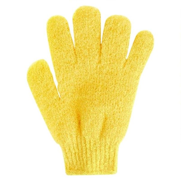 Koupací rukavice žlutá