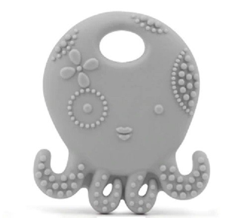 Kousátko ve tvaru chobotnice J911 šedá