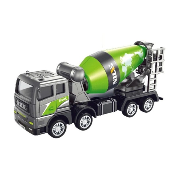 Kovový model cementového vozu Realistická stavební miniatura Detailní kovové provedení 1