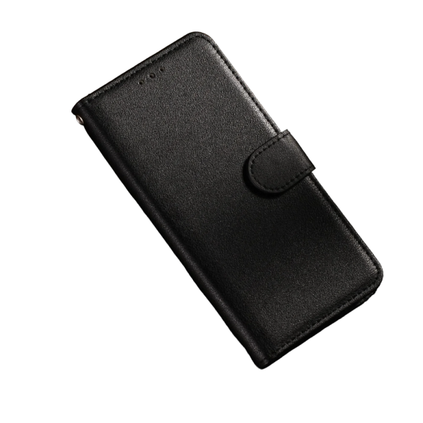 Kožené flipové pouzdro na Samsung Galaxy A14 černá