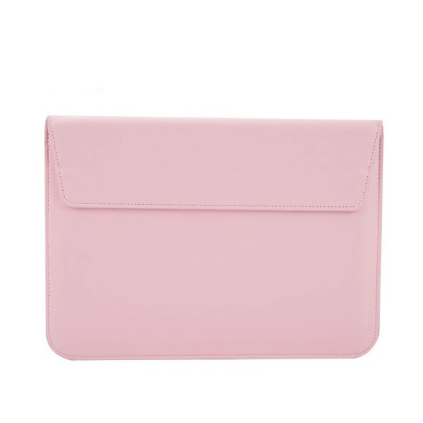 Kožené pouzdro na notebook pro MacBook, Huawei 11 palců, 32,4 x 21,3 cm růžová
