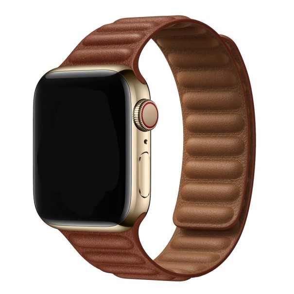 Kožený remienok pre Apple Watch 42 mm / 44 mm / 45 mm tmavo hnedá