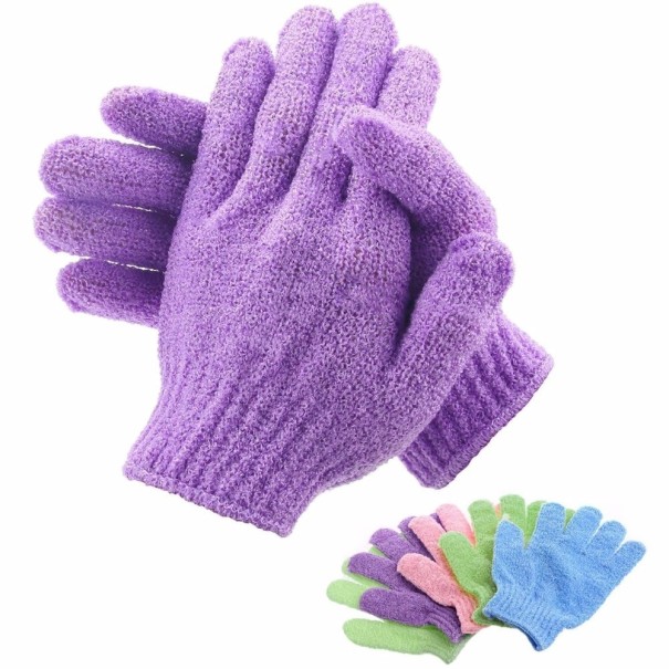 kozmetické rukavice fialová