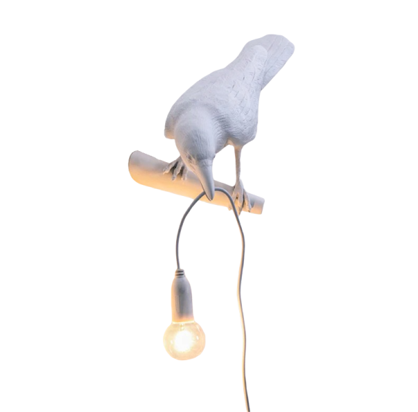 Kråkformad lampa
