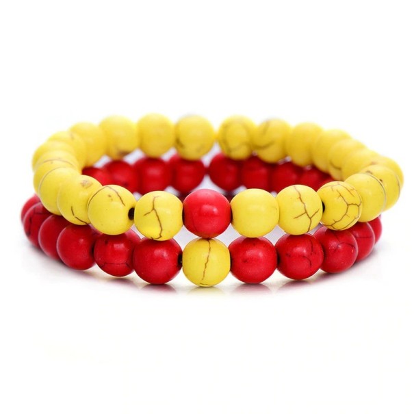 Kralenarmbanden voor koppels 2 stuks 18
