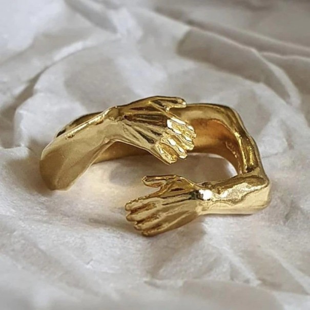 Kramring för kvinnor guld