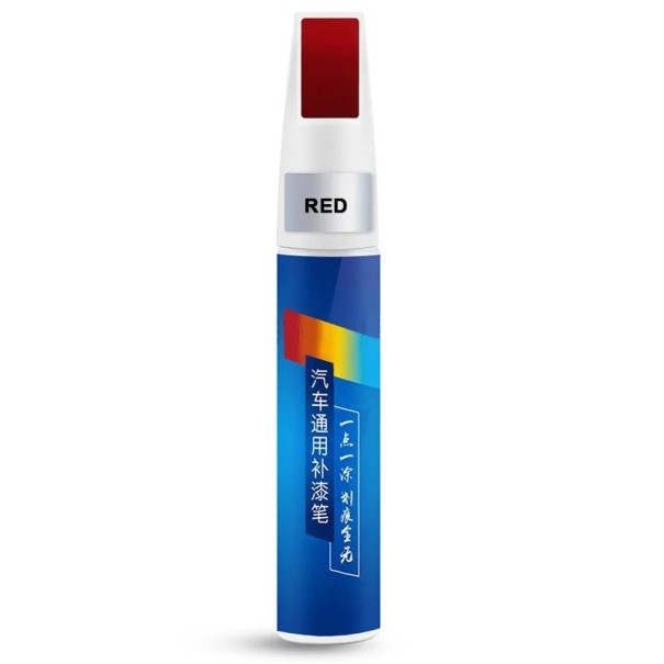 Krasverwijderaar voor lak 12 ml Autolak reparatiepen Autolak correctiepen Autodetailing Carrosseriepolijsten rood