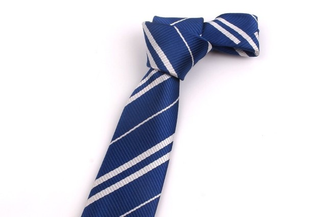 kravata T1205 tmavo modrá