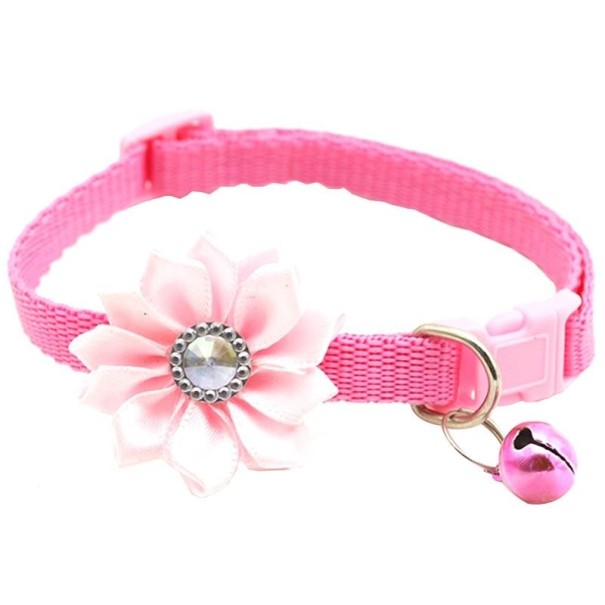 Krave med blomst og klokke rosa