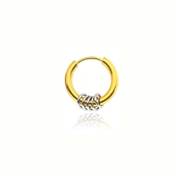 Kreis-Ohrring G2544 golden 20 mm