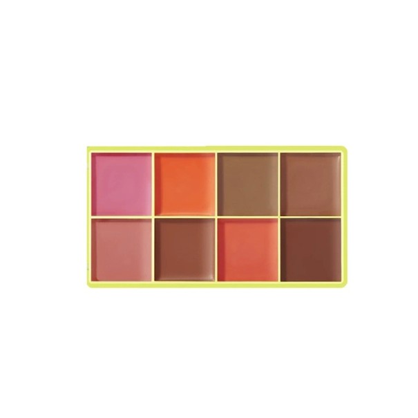 Krémové tvářenky paletka 14,6 x 7,6 cm Viacfarebná paletka tvářeniek na tvár Jemná krémová textúra Dlhodobý make-up 1