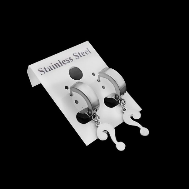 Kruhové náušnice s přívěskem G2521 16