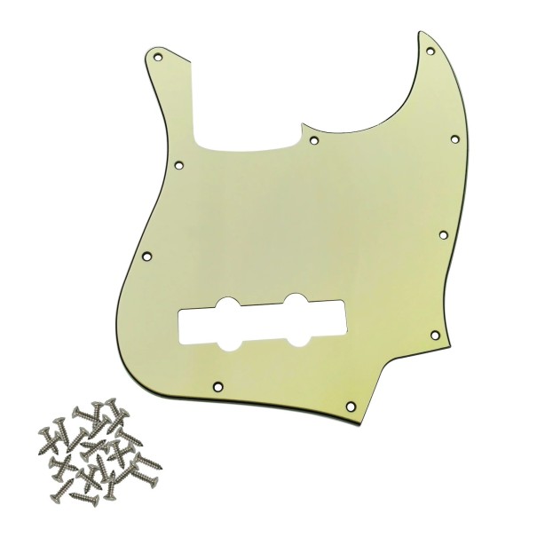 Kryt na basovou kytaru se čtyřmi strunami JB pro americký standard FD Jazz Bass Ochranný panel proti poškrábání Kytarové příslušenství mátově zelená