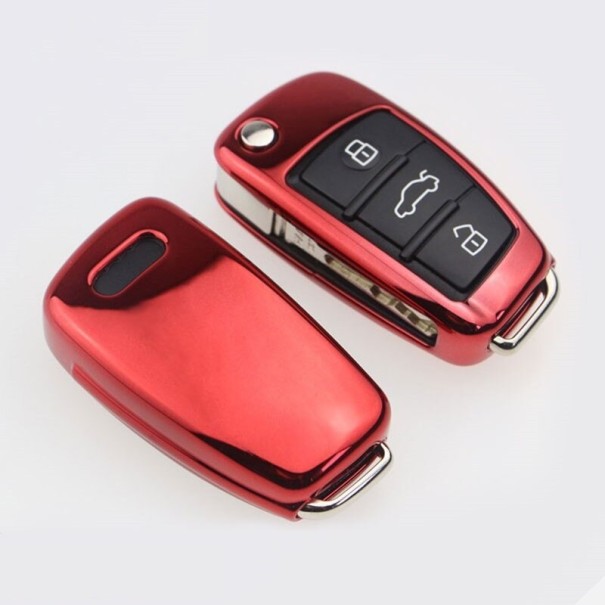 Kryt na kľúč pre Audi červená