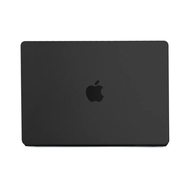 Kryt na MacBook Air 13 palců s čipem M5 model A3449 částečně průhledná dvoudílná ochrana povrchu proti škrábancům a otěru při nošení černá