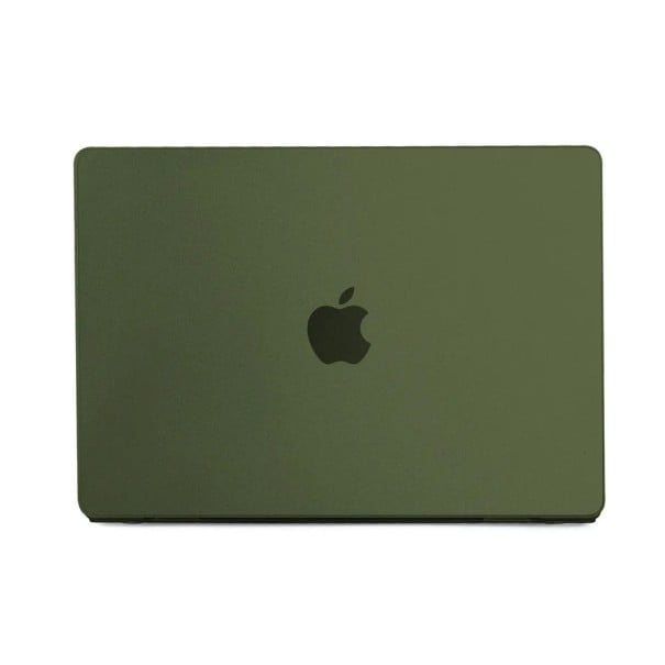 Kryt na MacBook Pro 14 palců s čipy M1 a M2 částečně průhledná dvoudílná ochrana víka i dna proti škrábancům pro denní přenášení zelená