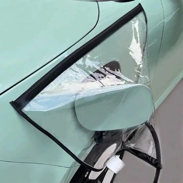 Kryt nabíjecího portu pro elektromobily Dešťový a prachotěsný Venkovní ochrana proti dešti sněhu i prachu Univerzální autopříslušenství černá