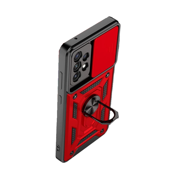 Kryt s ochranou fotoaparátu pre Samsung Galaxy Note20 červená