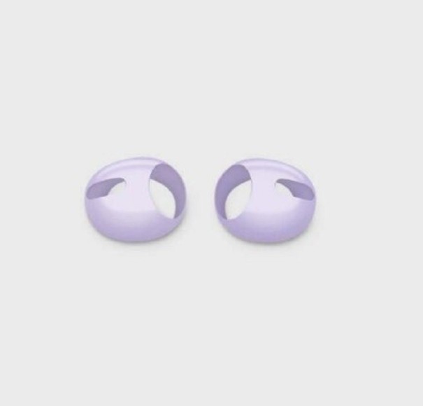 Krytky na slúchadlá Airpods Pro 1 pár svetlo fialová
