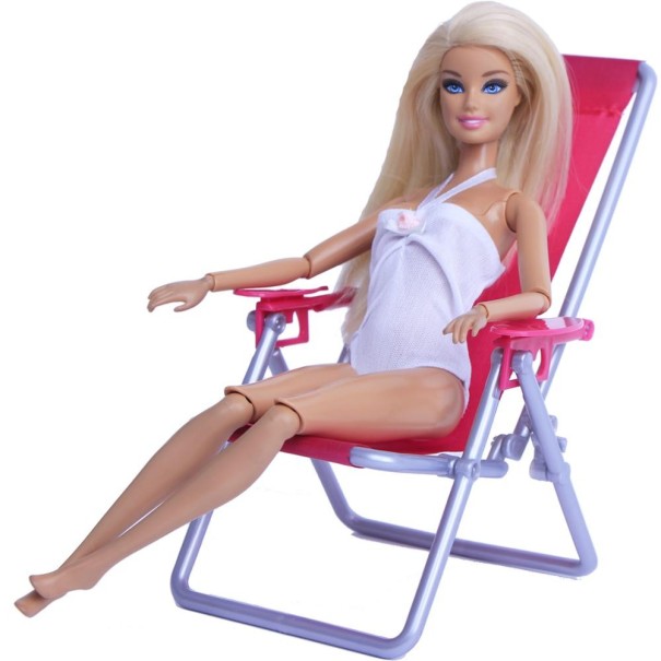 Krzesło plażowe dla lalek 1