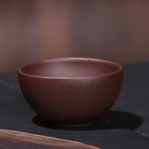 Kubek ceramiczny 2 szt brązowy S