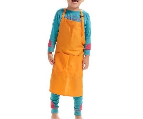 Kuchyňská zástěra pro děti J3153 oranžová