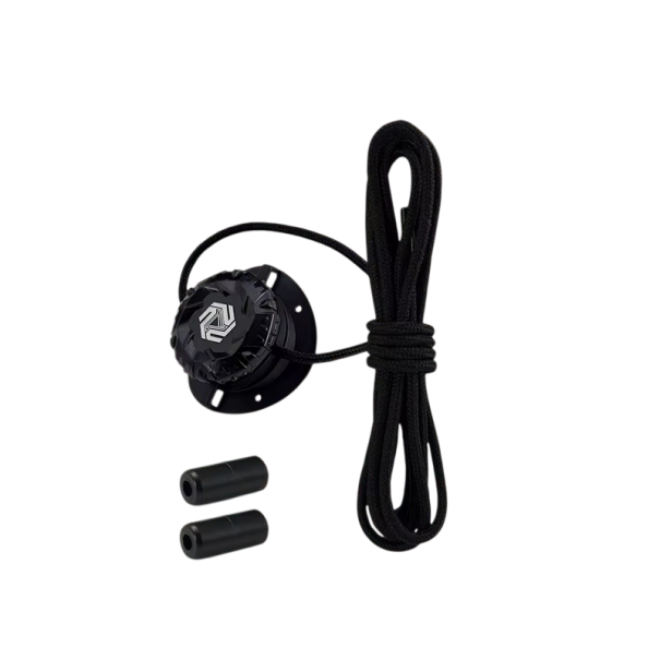 Kulaté automatické tkaničky s prackou 110 cm Otočný mechanizmus Vhodné pre detské a dospelé tenisky 1 pár Športové a bežné nosenie čierna