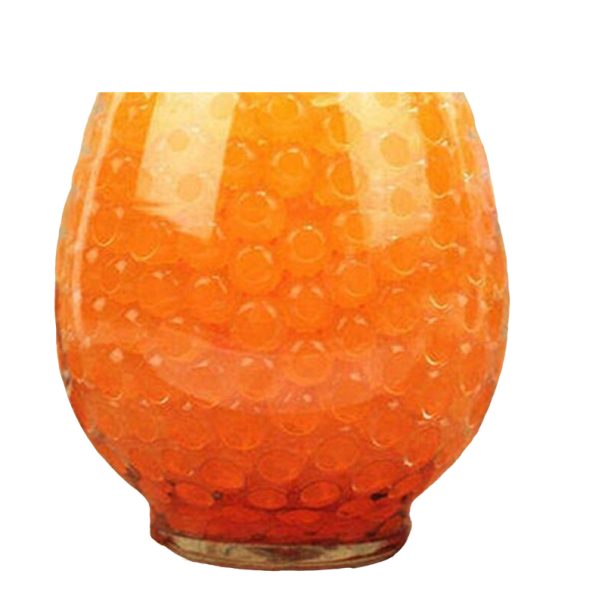 Kuličky do vázy 500 ks oranžová