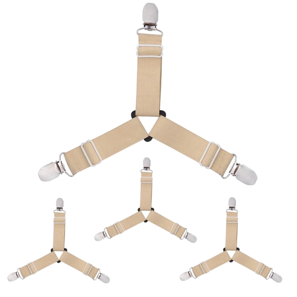 Kulmalevyn kiristyskannatin 4 kpl khaki