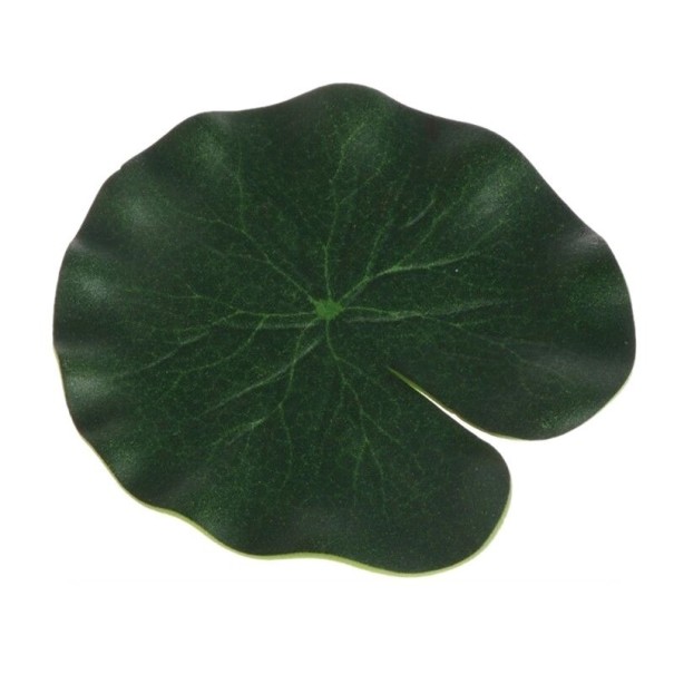 Kunstig åkandeblad 10 cm