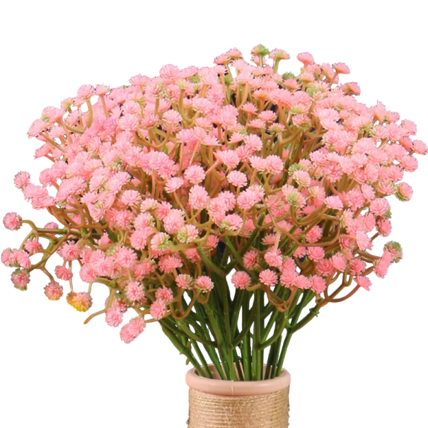 Künstliche Blumen zur Dekoration 5 Stück Set künstlicher Blumen Dekorative Blumen rosa